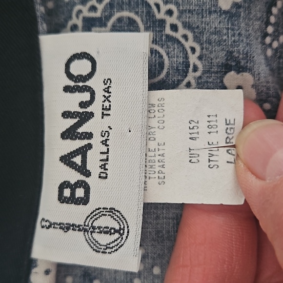 Banjo Vintage 90's Western Shirt - Picture 3 of 4